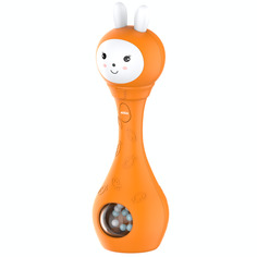 Музыкальная интерактивная игрушка Зайка-Карапуз Alilo S1, прорезыватель, оранжевый 60175