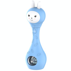 Музыкальная интерактивная игрушка Зайка-Карапуз Alilo S1, прорезыватель, голубой 60172