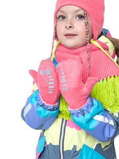 Варежки детские NIKASTYLE 14м8223, розовый, 14-3.