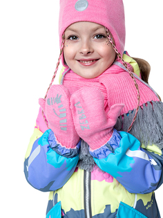 Варежки детские NIKASTYLE 14м8223, розовый, 14.