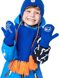 Варежки детские NIKASTYLE 14м8323, синий, 12.
