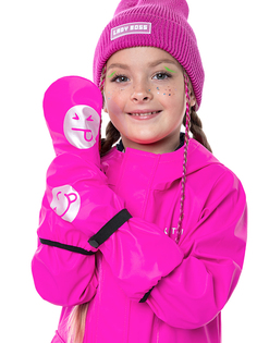 Варежки детские NIKASTYLE 14л3125, розовый, 12