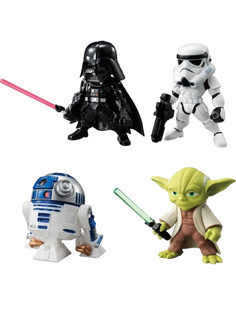Фигурки Звездные Войны Star Wars 4 в 1, 5 см No Brand