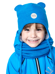 Шапка детская NIKASTYLE 11м7323, голубой, 50-52