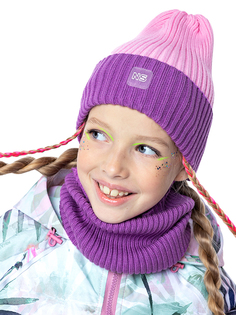 Комплект детский NIKASTYLE 12м8623, фиолетовый/розовый, 50-52