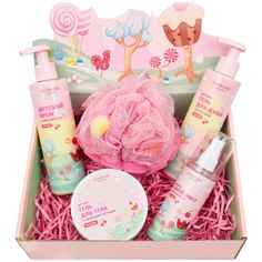 Подарочный набор детской косметики для тела Glowgirl Вишня