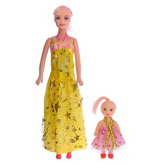 Кукла-модель Каролина с малышкой, МИКС, 664802W No Brand