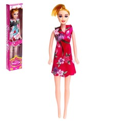 Кукла-модель Оля в платье, МИКС, 5066292W No Brand