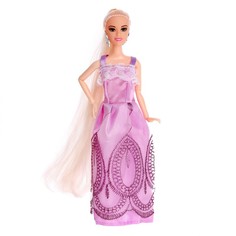 Кукла-модель шарнирная Синтия в платье, длинные волосы, МИКС, 7558977W No Brand
