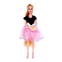 Поздравительная кукла Самой стильной с открыткой, в пакете, 7560596W No Brand