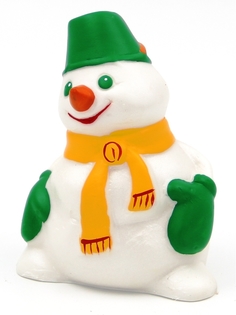 Игрушка для купания Кудесники СИ-377-03 разноцветный Новогодняя игрушка Снеговик