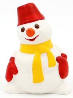 Игрушка для купания Кудесники СИ-377-04 разноцветный Новогодняя игрушка Снеговик