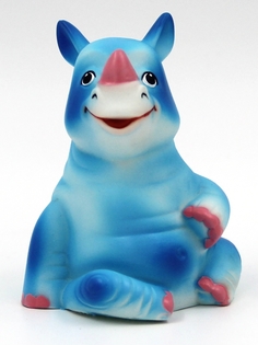 Игрушка для купания Кудесники СИ-395-02 разноцветный Фигурка-игрушка "Носорог"