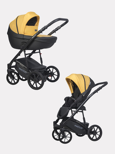 Коляска Riko Basic PACCO (2 в 1) 08 Yellow,желтый-черный