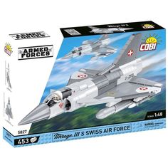 Конструктор COBI 5827 разведывательный самолет Mirage IIIS