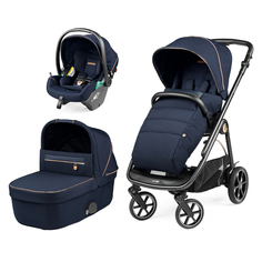 Коляска 3 в 1 Peg-Perego Veloce Lounge Blue Shine Special edition