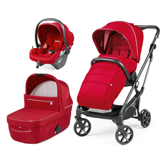 Коляска 3 в 1 Peg-Perego Vivace Lounge Red Shine