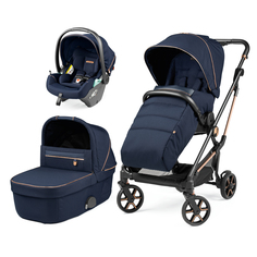 Коляска 3 в 1 Peg-Perego Vivace Lounge Blue Shine Special Edition