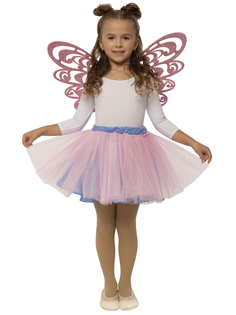 Карнавальный костюм детский Вестифика Вечеринка Винкс, розовый,голубой, 104