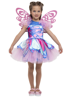 Карнавальный костюм детский Вестифика Костюм Винкс, синий,розовый, 104