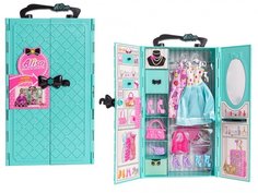 Шкаф-гардероб Alisa для куклы, одежда, обувь, сумки Shantou Gepai