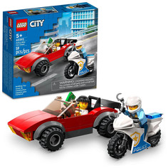 Конструктор LEGO City 60392 Полицейская погоня на байке