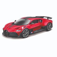 Коллекционная машинка Bburago Bugatti Divo Dull Deep, 1:18, красная