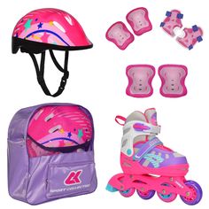 Роликовые коньки Спортивная Коллекция SET-JOYFULL, M (33-36), розовый