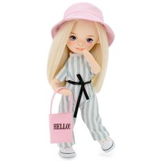 Кукла ORANGE TOYS Sweet Sisters Mia в полосатом комбинезоне 32, Серия: Лето