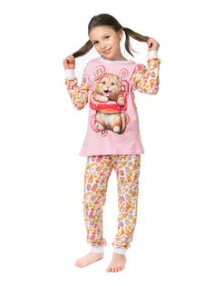 Пижама детская MF 107-Д(94), розовый, 122