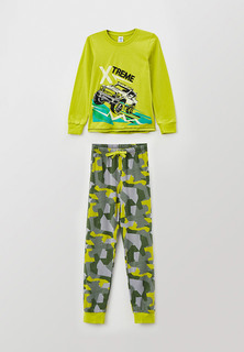 Пижама детская N.O.A. 11431, желтый; зеленый, 158 NOA