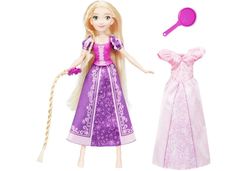 Кукла Hasbro Disney Princess Делюкс Рапунцель с дополнительным платьем 20 см, E2068