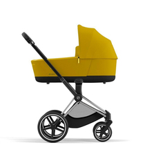 Cybex Priam IV Коляска 2 в 1, шасси IV Chrome ручка Black/текстиль Mustard Yellow