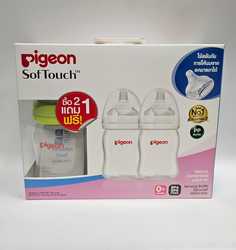 Набор бутылочек Pigeon Soft touch 160 мл. 3 шт.