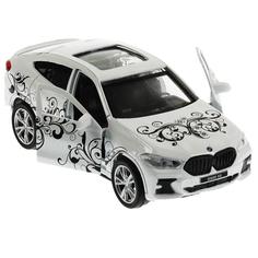 Машинка металлическая ТехноПарк BMW X6 12см белая X6-12GRL-WH