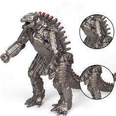 Фигурка Plush Story Мехагодзилла Mechagodzilla Gojira tai Mekagojira темно-серый 16 см