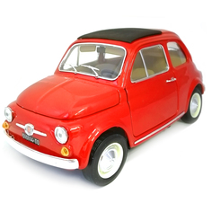 Коллекционная модель автомобиля Bburago FIAT 500 F 1965 года, масштаб 1:18, 18-12020