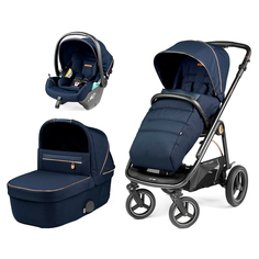 Коляска 3 в 1 Peg-Perego Veloce TC Lounge Blue Shine