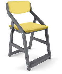 Стул растущий Робин Wood (Вуд) с чехлом, Серый, Сан-Леон