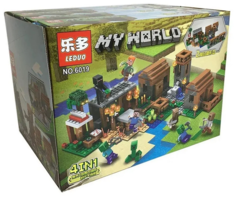 Конструктор Leduo My World 6019 Деревня с жителями 4 в 1