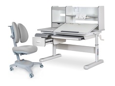 Парта Комплект Mealux Evo Florida MC G + кресло Onyx Duo G (арт.EVO-52 W + G MC + Y 115 G)