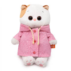 Мягкая игрушка BUDI BASA Кошечка Ли-Ли BABY в розовом плащике, 20 см