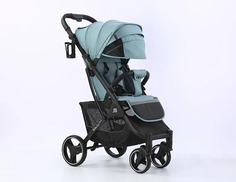 Прогулочная коляска Baballo future 2023 NEW Озерная Рама черная механическая спинка