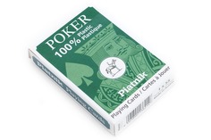 Карты игральные “Кейтс” 100% пластик, зеленая рубашка, 55 карт Piatnik
