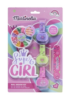 Набор детской косметики для ногтей Martinelia Super Girl Nail Design Kit 6 предметов 11957