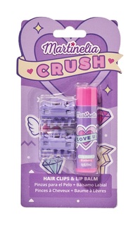 Набор детской косметики Martinelia Crush Hair Clips & Lip Balm Marshmellow 3 пр. 11101m
