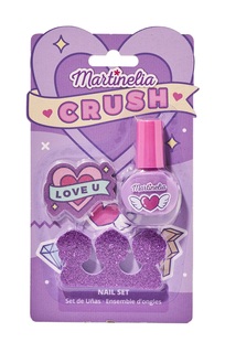 Набор детской косметики для ногтей Martinelia Crush Nail Set Purple 2 предмета 11103vi