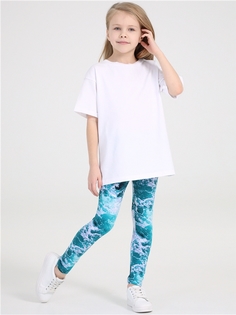 Леггинсы детские Апрель 1ДРЛ1982804н, вода, 122