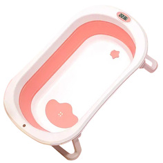Ванночка для купания RIKI TIKI розовый.