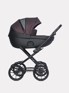 Коляска универсальная Riko Basic 2 в 1 PACCO Classic 01 Plum сливовый-черный